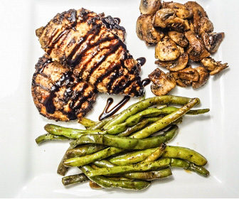 Balsamic Glazed Chicken Breasts