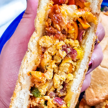 Spicy Mexican Breakfast Sandwich