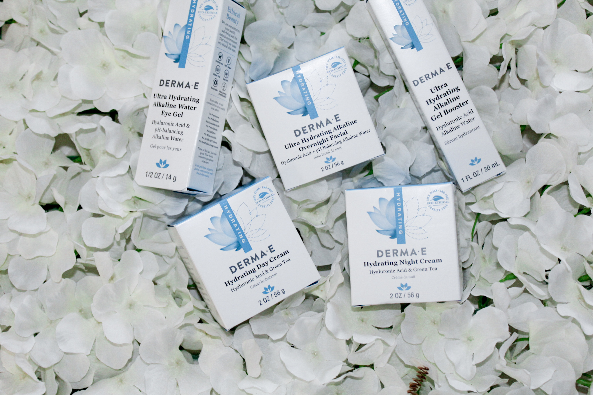 Derma E Hydrating Line Flatlay
