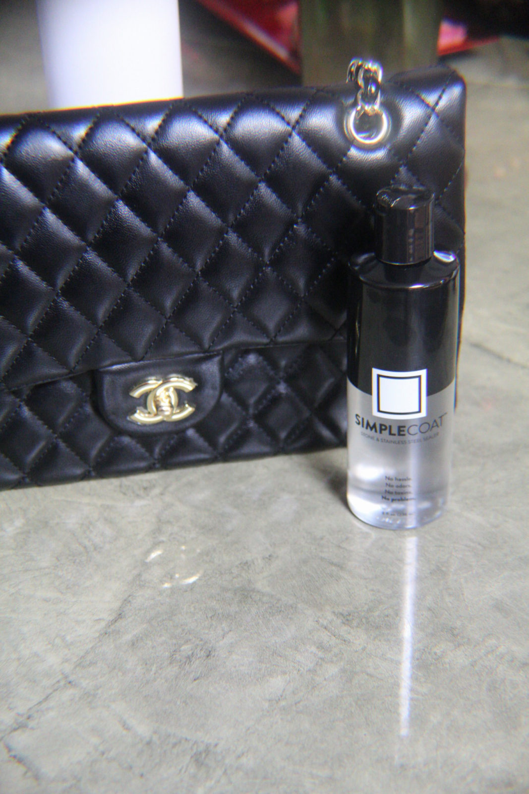 chanel bag treated with simplecoat
