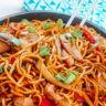 Picture of my 30 minute restaiurant style chicken lo mein