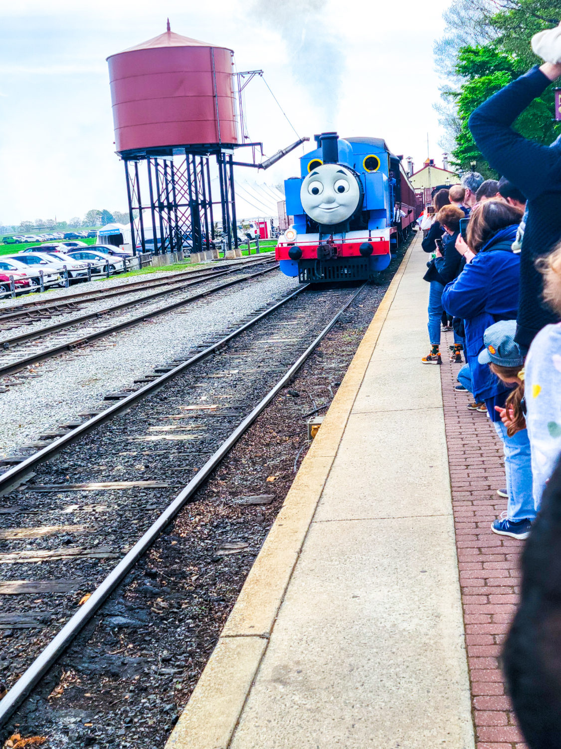 Picture of Thomas The Tank Engine Arriving at Strasburg Railroad